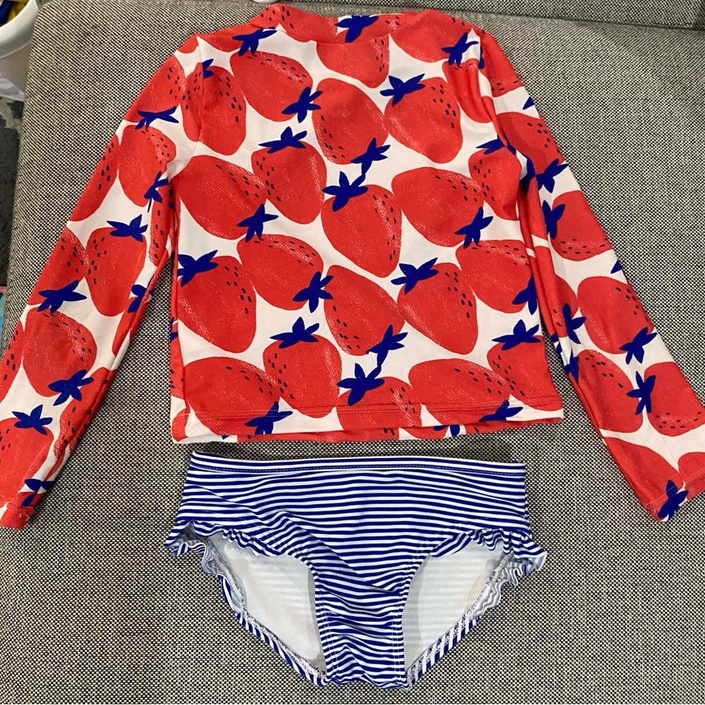 Carter’s Just One You rashguard two piece girls swimsuit size 5T